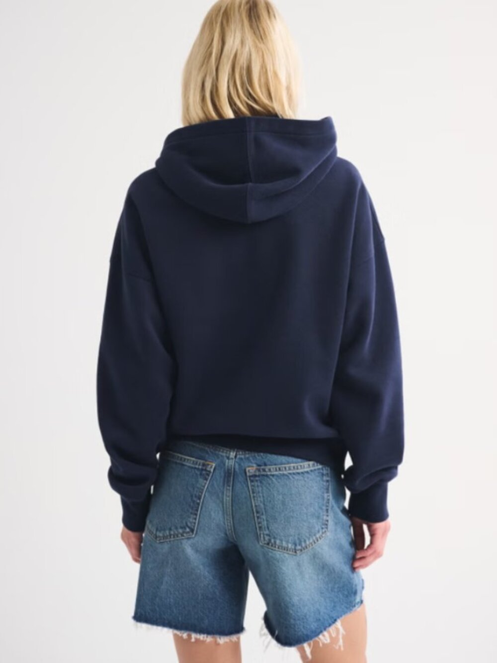 Abercrombie & Fitch Sunday Popover Hoodie, Muted Navy - Size M